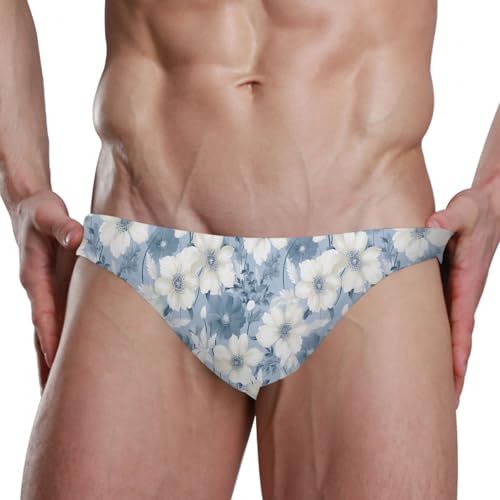 Boho Garden Flower Swim Briefs for Men Swimsuit Bikini Swimwear S A1106834