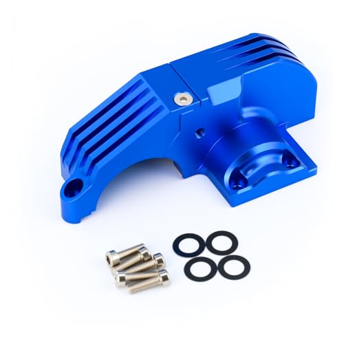 Couvercle de levier de vitesse bleu en aluminium pour vos sessions RC tout-terrain 1/10