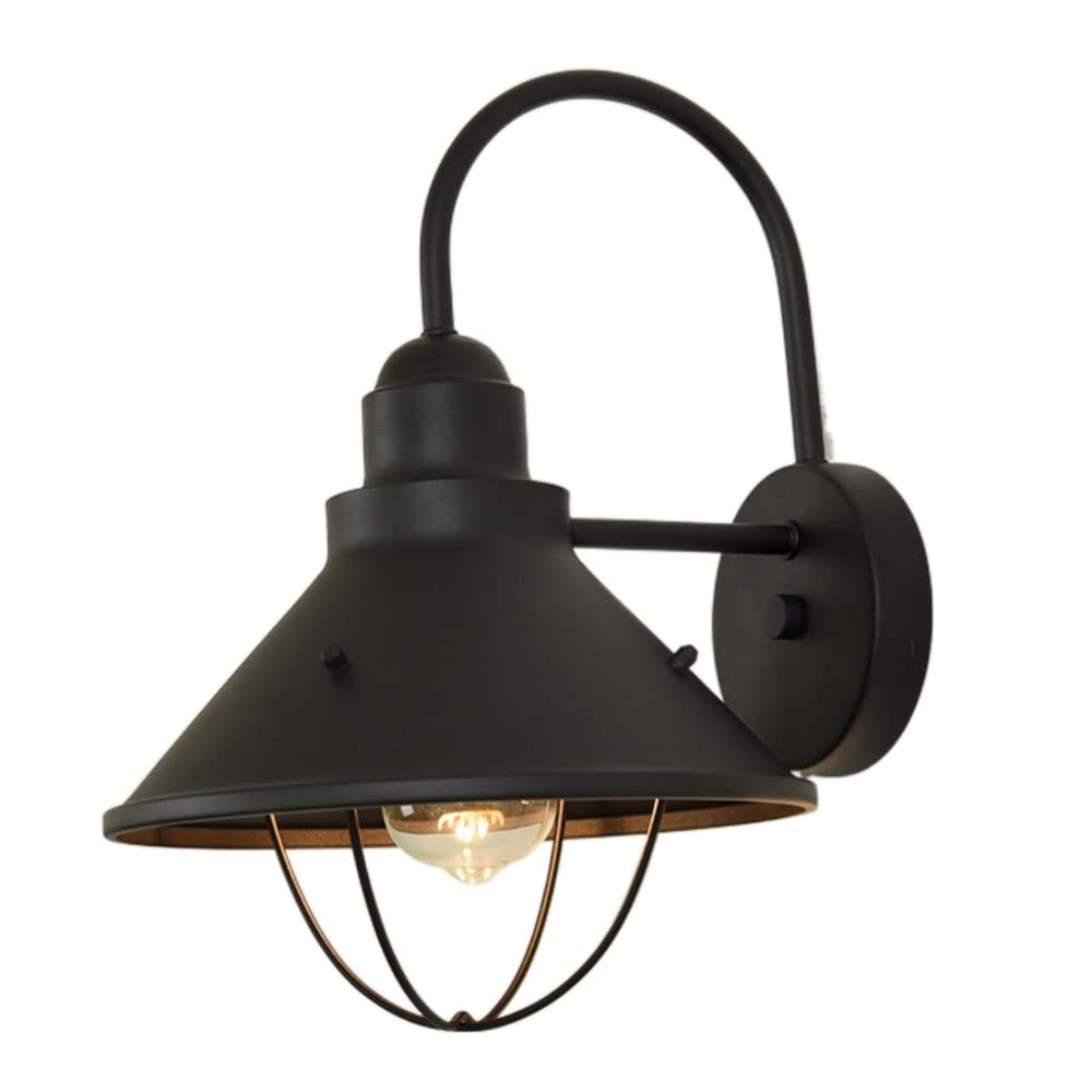 KBUUKYYXouy IP65 Waterproof Wall Light, Terrace Minimalist Outdoor Wall Sconce Fixture, Waterproof Exterior Courtyard Landscape Wall Lamp, for E26 Plinth Balcony Aisle Wall Lantern