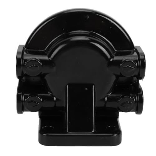 Support de séparateur d'eau de carburant Tbest en aluminium noir avec raccords NPT