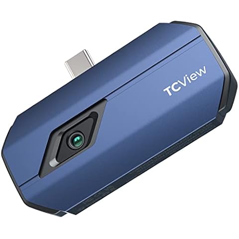 TOPDON Wärmebildkamera -TC001, 256x192 Auflösung, Wärmeempfindlichkeit, erweiterter Testbereich -20 ℃ bis 550 ℃, 0,1 ℃ Testpräzision, entwickelt für Android phones/Tablets und Windows Laptops Cover