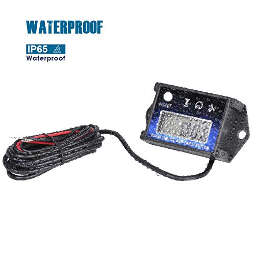 Runleader Small Engine Hour Meter,Digital Tachometer,Maintenance Reminder,Max Rpm Recall,User Shutdown,For Ztr Lawn Mower Tractor Generator Marine Outboard Atv Jetski Motor And Gas Powered Equipment #TOP7