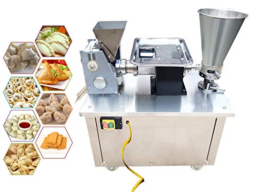 txmachine® Dumpling machine automatic samosa machine Commercial Spring roll machine 4800pcs/h Empanada Gyoza Potsticker Perogi Maker machine (220V/50HZ, samosa mold)