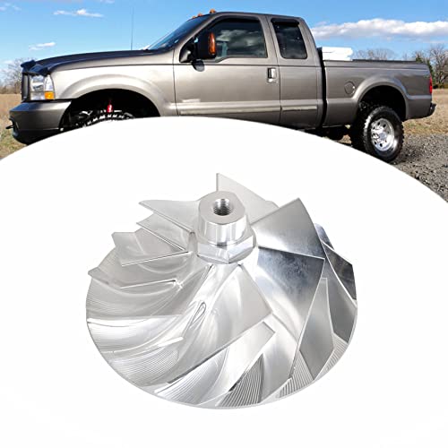 munirater 7+7 Billet Turbo Compressor Wheel Replacement for Powerstroke Diesel 1994-2003 7.3L