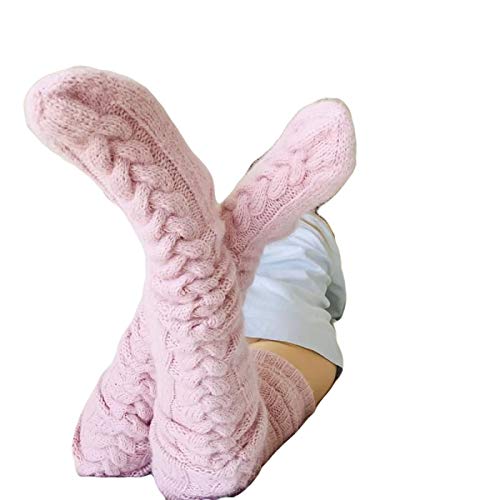 Women's Thigh High Socks Over The Knee Socks Knit Winter Leg Warmers3
