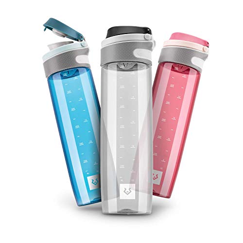 Alphatrail Botella Agua Tritan Jay 750ml Negro I 100% Prueba de Fugas I sin BPA & Ecológicamente I Seguro Lavavajillas I para una hidratación óptima en la Vida Diaria
