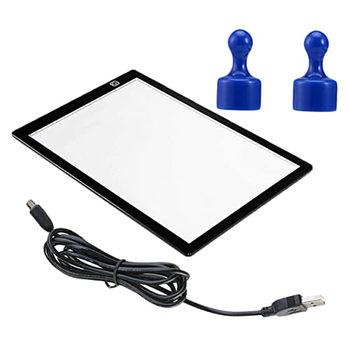 ERINGOGO 4 Matte Texture Backlit Copy Board Led Light Tracing Light Box Cable 2 Magnets for Drawing Calligraphy