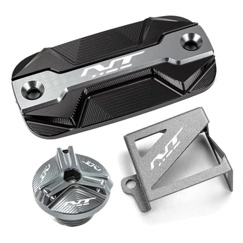 Tapas protectoras de titanio para NT1100: set de 3 piezas premium para motor y tanque de freno