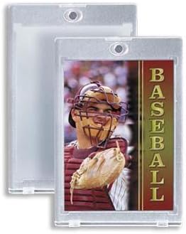 Ultra Pro One Touch Magnetic Card Holder (Box of 25) (Fits up to 35pt Card) Baseball, Football, Basketball, Hockey, Nascar, Sportscards, Gaming & Trading Cards Collecting Supplies