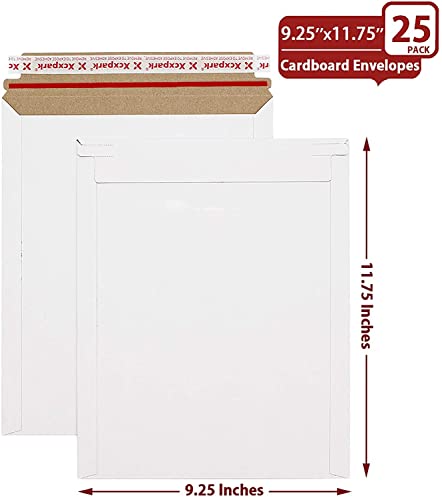 Xxcxpark XC-8014 25 Pack Rigid Mailers 9.25 X 11.75 Inches, Self Seal Photo Document Mailers Premium Cardboard Keep Flat Envelopes thumb #1
