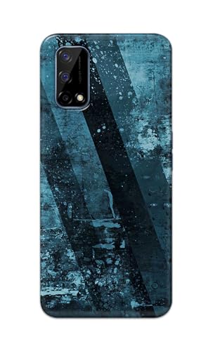 Image of Printed Hard Back Cover for Realme Narzo 30 Pro 5G Back Cover (Rugged Background -J1) -190724(EA)