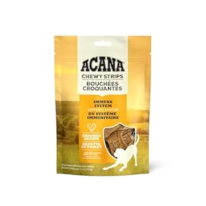 Chewy Strips Dog Treats, Chicken, Chewy Poultry Treats, 4oz