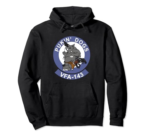 Pukin Dogs VF-143 Hornet Squadron - Rhino Sudadera con Capucha