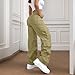 Cargo Pants Women High Waisted Wide Leg Cargo Pants Baggy Stretchy Casual Trousers Streetwear Fashion Trendy Travel Outfits Pantalones Cargo para Mujer