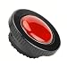 Acouto Quick Release Plate Mini Aluminium Alloy Camera Round Quick Release Plate Head 1/4 inch Screw for Compact Action Tripod Mounts Clamps Red Replacement