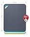 Dexas Heavy Duty Cutting Board Grippmat, Flexible Cutting Boards for Kitchen, Set of 4, Non Slip Plastic Board Cutting Mat 11.5 by 14 inches, Gray, Turquoise, White, Green Set Kitchen Gadgets