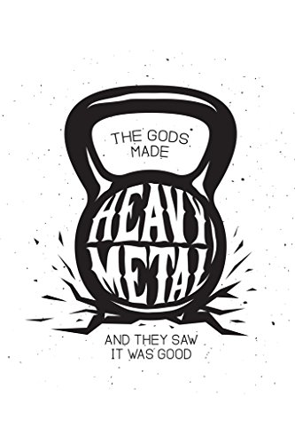 Image of Workout Posters For Home Gym Kettlebell Kettle bell The Gods Made Heavy Metal Cool Wall Art Print Poster 12x18