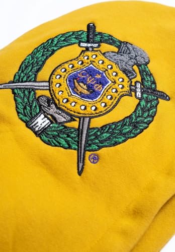 Legacy Tradition Omega Psi/Ψ Phi S1 Chenille Embroidered Hoodie [Purple] - ID#41392-139-33-0-03
