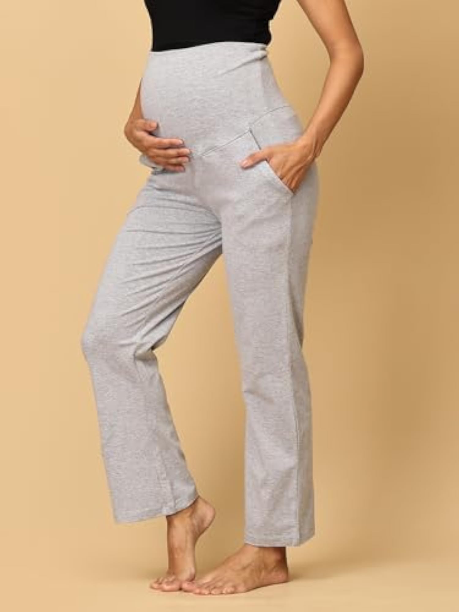 Maternity Track Pants Combo, 3 for Ultimate Comfort