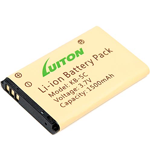 1500Mah Li-Ion Battery For Retevis Rt22 Rt22S Rt15 Walkie Talkies Luiton Lt-316 Tidradio Td-M8 Zastone X6 Wln Kd-C1 Zeadio Zs-B1 Dc Two Way Radio 3.7V (2 Packs) #TOP2