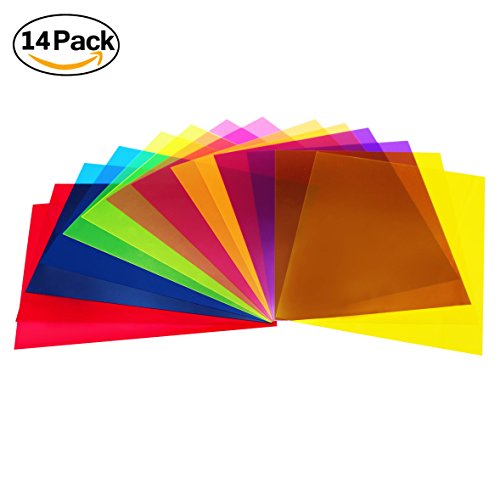 Set 6 Filtri Colorati Per Luci LED - PVC, 3 Tinte Fluorescenti, Ideali Per Feste E Foto - Foto 4