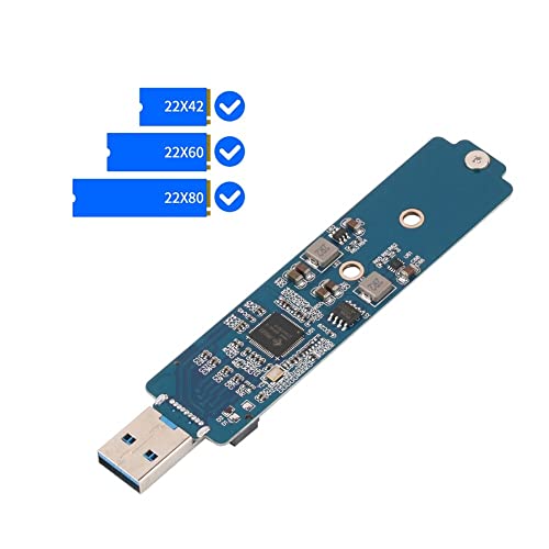 Caja externa USB3.1 a PCI-E para SSD NVME M.2 Tipo A miniatura 7