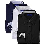 [アトリエサンロクゴ] ニットワイシャツセット 長袖 ニット 3枚セット ワイシャツ ノーアイロン 形態安定 ストレッチ 快適DRY 吸水速乾 多機能Yシャツ 伸縮自在で着心地 メンズ スリム クールビズ メンズ Iset-3枚 日本 L (日本サイズL相当)