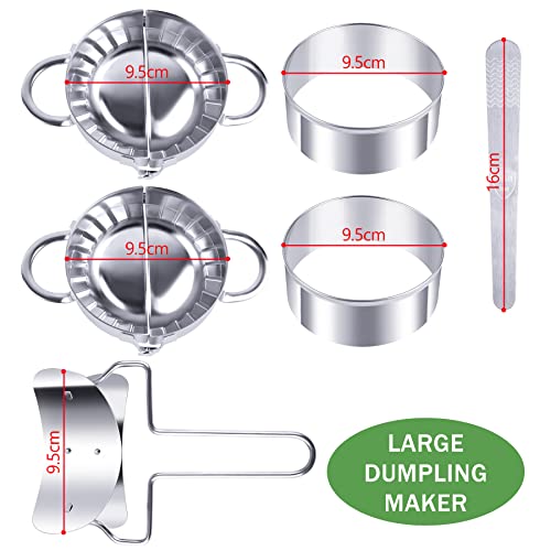 Prokitchen Dumplings Maker, 8 Packs Stainless Steel Empanada Press Mold Kit For Cooking Delicious Dumpling And Ravioli, Dumpling Mold #TOP2