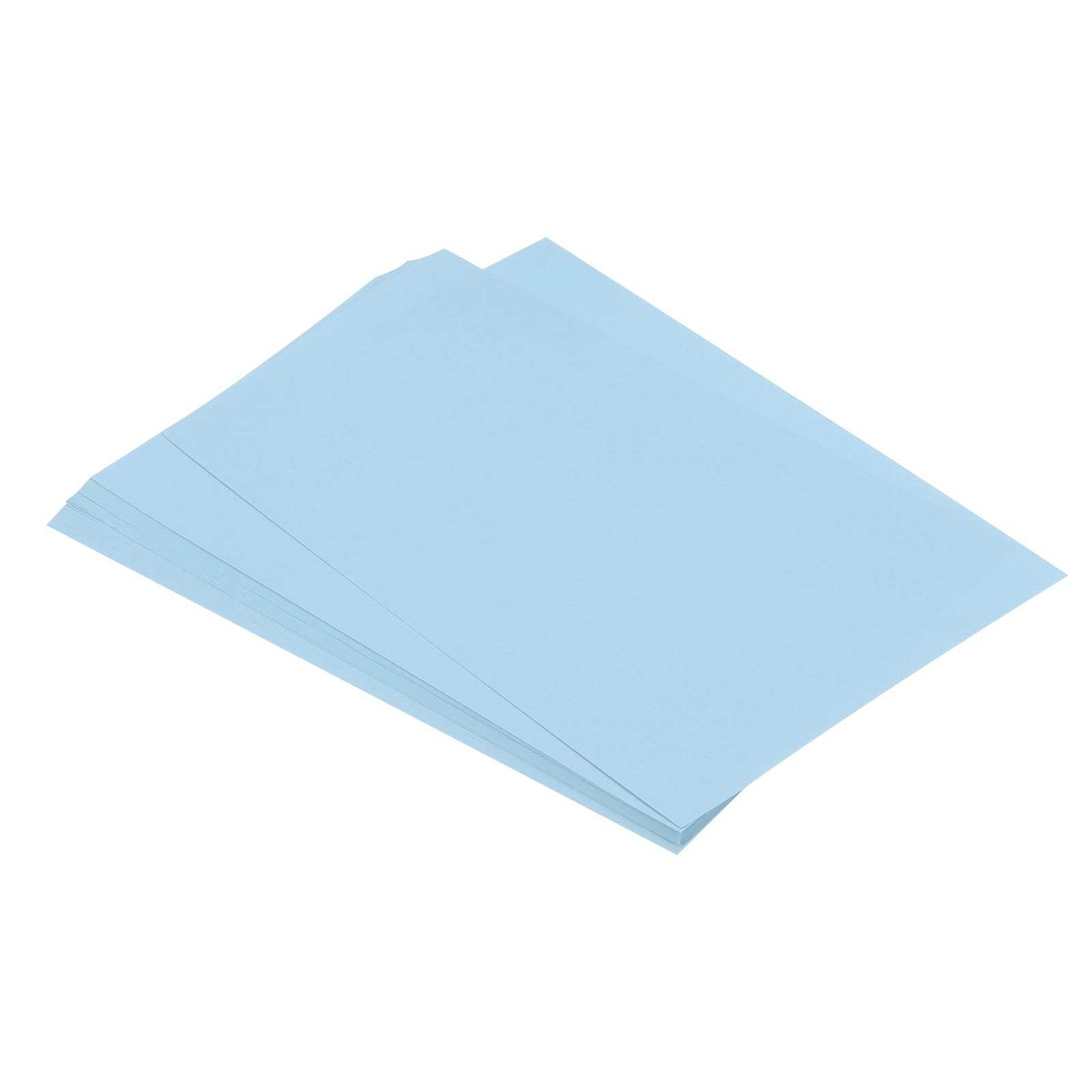 sourcing map 75 Sheets A4 Colored Print Copy Paper 8.5" x 11" Origami Paper Printer Paper 80gsm for Printing, Document Copying, Art Craft,Light Blue