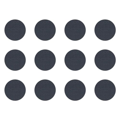 cyclingcolors 12x Pegatinas tapa tornillos 40 mm capuchón cubierta embellecedores adhesiva tapones tapón tapas plastico cabeza, Anthracite