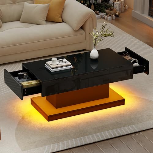 Table Basse Relevable OKMYHOME pour Dîner devant la Télévision - 4
