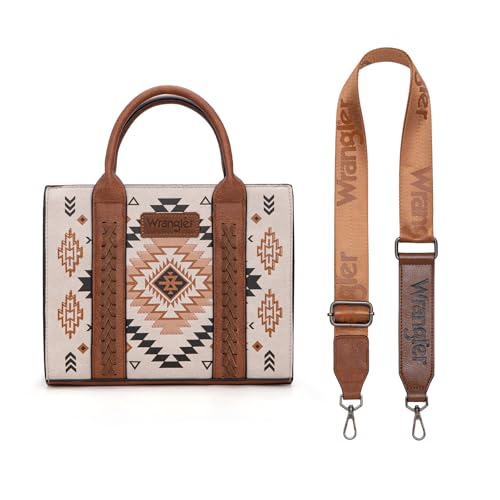 Image of Wrangler Tote Bag for Women Western Purse and Aztec Satchel Handbag
