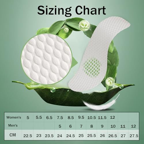 20 pares plantillas desechables transpirables para hombre y mujer miniatura 2
