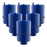 GLACIER FRESH NSF Certified Water Filter - Compatible with PUR® Filters RF9999® and RF-3375 - Replacement Faucet for All PUR® Systems - 6 Pack