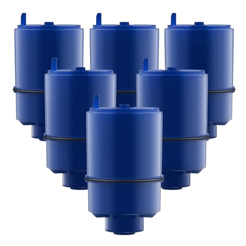 GLACIER FRESH NSF Certified Water Filter - Compatible with PUR® Filters RF9999® and RF-3375 - Replacement Faucet for All PUR® Systems - 6 Pack 6 Count (Pack of 1)