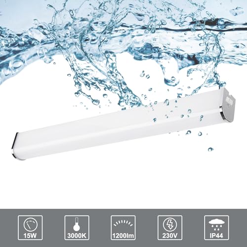 M EGA MEGACUBE 15W LED Bathroom Wall Light Above Mirror, Vanity Cabinet Wall Lamp with Switch - Image 4