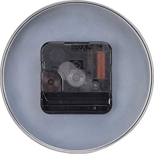 Lafocuse Large Metal Diy Wall Clock Silver Movement Mechanism Battery Operated Home Art Decor Quartz Clock For Living Room Office Bedroom 24 Inch #TOP7