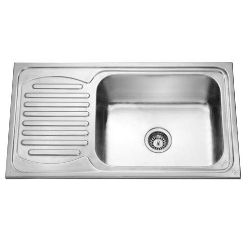 Jayna SBSD03 Single Bowl Sink (Premium) with Drain Board Amazon.in