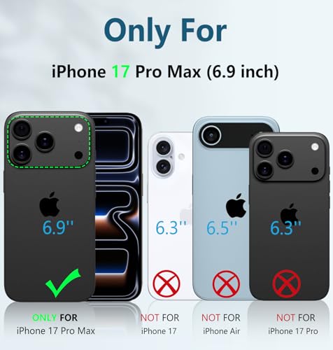 Coque iPhone 17 Pro Max de qualité militaire antichoc avec béquille