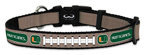 NCAA Miami Hurricanes Reflective Football Collar, Toy