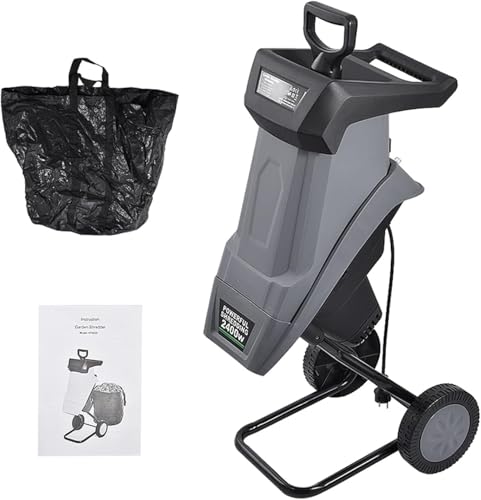 2400W Electric Wood Chipper with 30m Cord