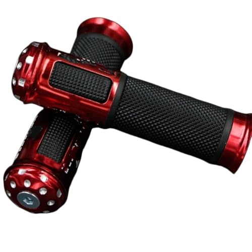 Poignées moto alu antidérapantes en aluminium CNC pour un grip total
