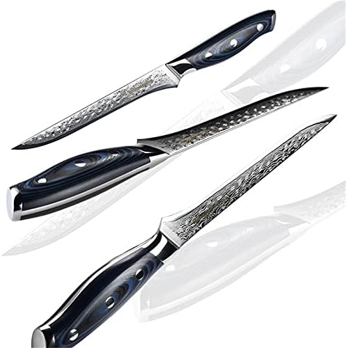 Set Cuchillos Cocina 2 Piezas Acero Damasco miniatura 5