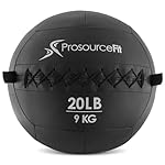 ProsourceFit Soft Medicine Balls, Wall Balls and Full Body Dynamic Exercises, Color-Coded Weights: 6, 10, 14, 20 lb.