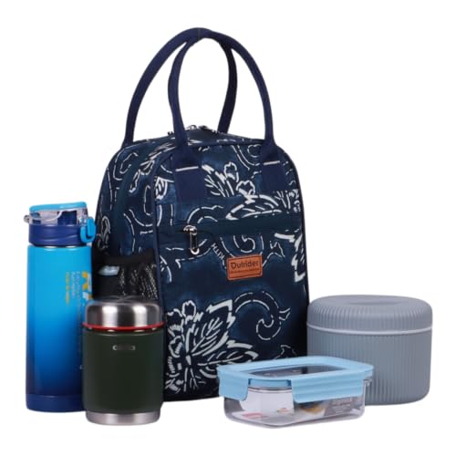 Image of Outrider Polyester Jumbo Lunch Bag,Lunch Bag for Office Men, Women and Kids, Quality Tiffin Bag for School, Picnic, Work, Carry Bag for Lunch Box, 12 litres,