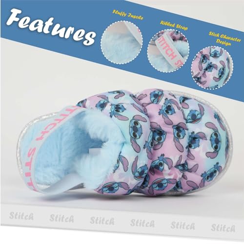 Pantuflas de Stitch para regalar a niños con correa elástica cómoda 6