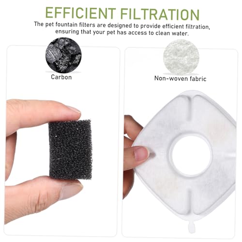 Filtros de repuesto para dispensador de agua para mascotas miniatura 4