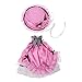 Almencla Robe de Costume de Vêtements de Style Victorien pour Tenue Décontractée de Poupée Blythe Takara de 12 "