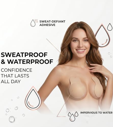 Image of DClub Lift Ultra-Thin Sticky Nipple Covers Adhesive Silicone Pasties.