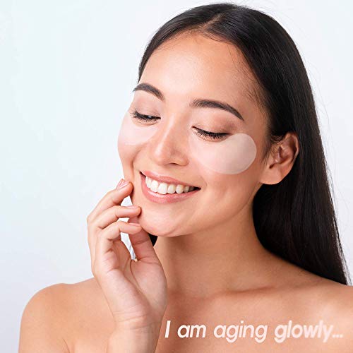 Korean Skincare | 30 Pairs Collagen Under Eye Patches | Rich Moisturizing, Diamond Hydrogel Under Eye Mask, Pads, for Puffiness Eyes, Bags, Dark Circles and Wrinkles Treatment with Hyaluronic Acid